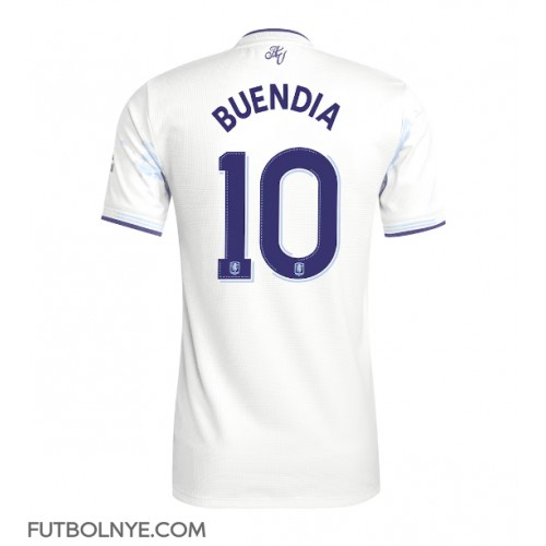 Camiseta Aston Villa Emiliano Buendia #10 Tercera Equipación para mujer 2025-26 manga corta